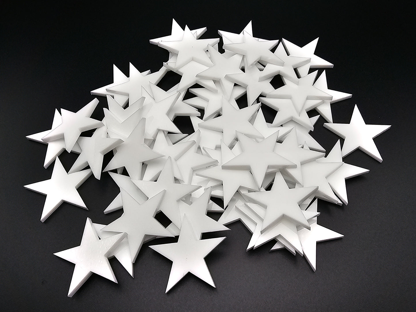 White Acrylic Stars